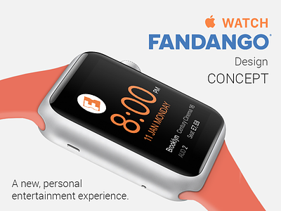 Fandango on Apple Watch apple watch fandango ux design