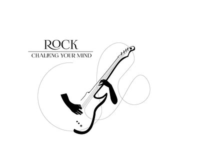 rock illustration logo