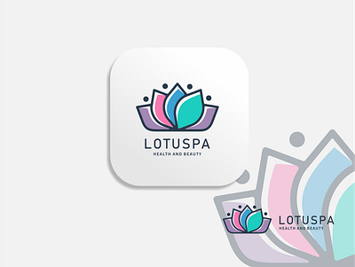 LOTUSPA LOGO animation apparel branding clothing design graphic design icon identity illustration logo logos modern monogram motion graphics simple typography ui