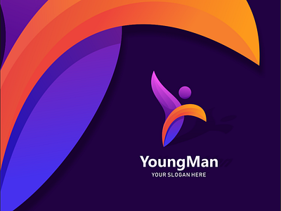 YOUNGMAN LOGO animation apparel branding clothing design graphic design icon identity illustration logo logos luxury modern monogram motion graphics simple typography ui