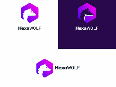 HEXAWOLF LOGO apparel branding clothing design icon identity illustration logo logos modern monogram simple typography ui