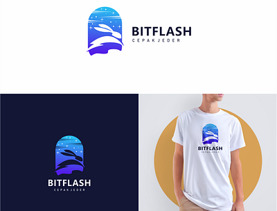 BITFLASH LOGO BRAND APPAREL animation apparel branding clean clothing desain graphic design g graphic design icon identity illustration logo logos modern motion graphics simple typography ui