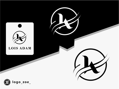 LA logo 3d animation apparel branding clean clothing design graphic design icon identity illustration logo modern monogram motion graphics simple typography ui