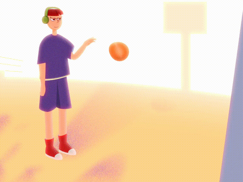 basketball ae after effects animation character design il illustration motion design motion graphics
