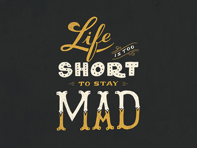 Life is too Short digitize handlettering lettering quote scipt texture