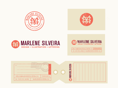 Personal Rebrand brand branding business card design logo monogram personal tag