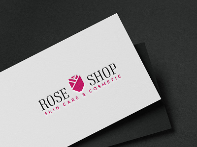 ROSE branding cosmetic creative design graphic design illustration logo logomark logos rezaalfarid204 rose shop simple skin care