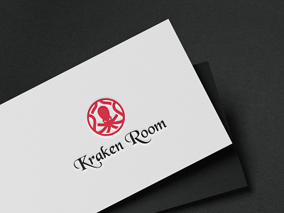 KRAKEN ROOM branding creative design graphic design illustration kraken logo logomark logos octopus simple