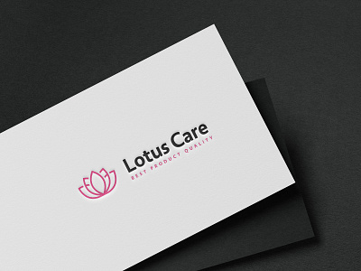 LOTUS CARE beauty branding creative design flower graphic design illustration logo logomark logos lotus simple skin care