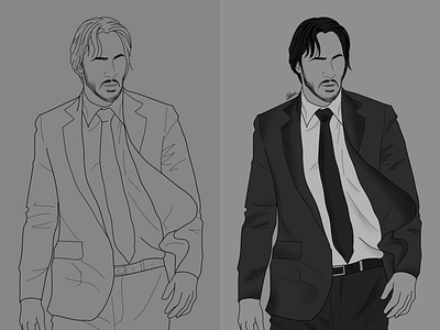 John wick illustration