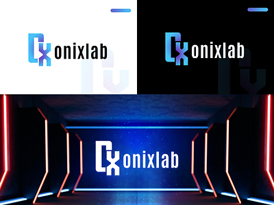 Onixlab Logo Design animation graphic design illustration vector