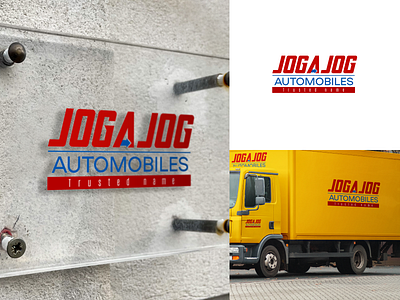 Jogajog Automobiles logo 3d branding design graphic design illustration logo vector