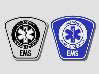 EMS BADGE 3d animation branding design graphic design illustration logo ui ux vector