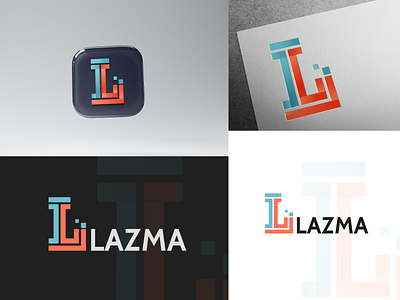 Lazma Logo concept 1 3d animation branding design graphic design illustration logo motion graphics ui vector