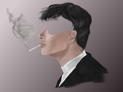 Thomas shelby surreal illustration