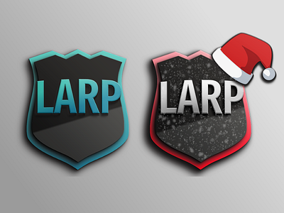 LARP badge variants 3d animation branding design graphic design illustration logo ui ux vector