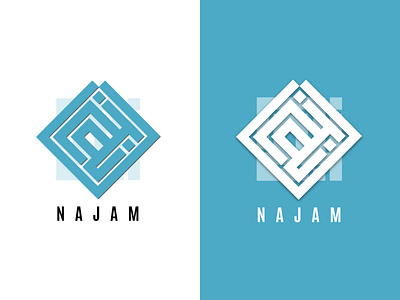 Najam calligraphic logo concept-2 3d animation branding design graphic design illustration logo ui ux vector