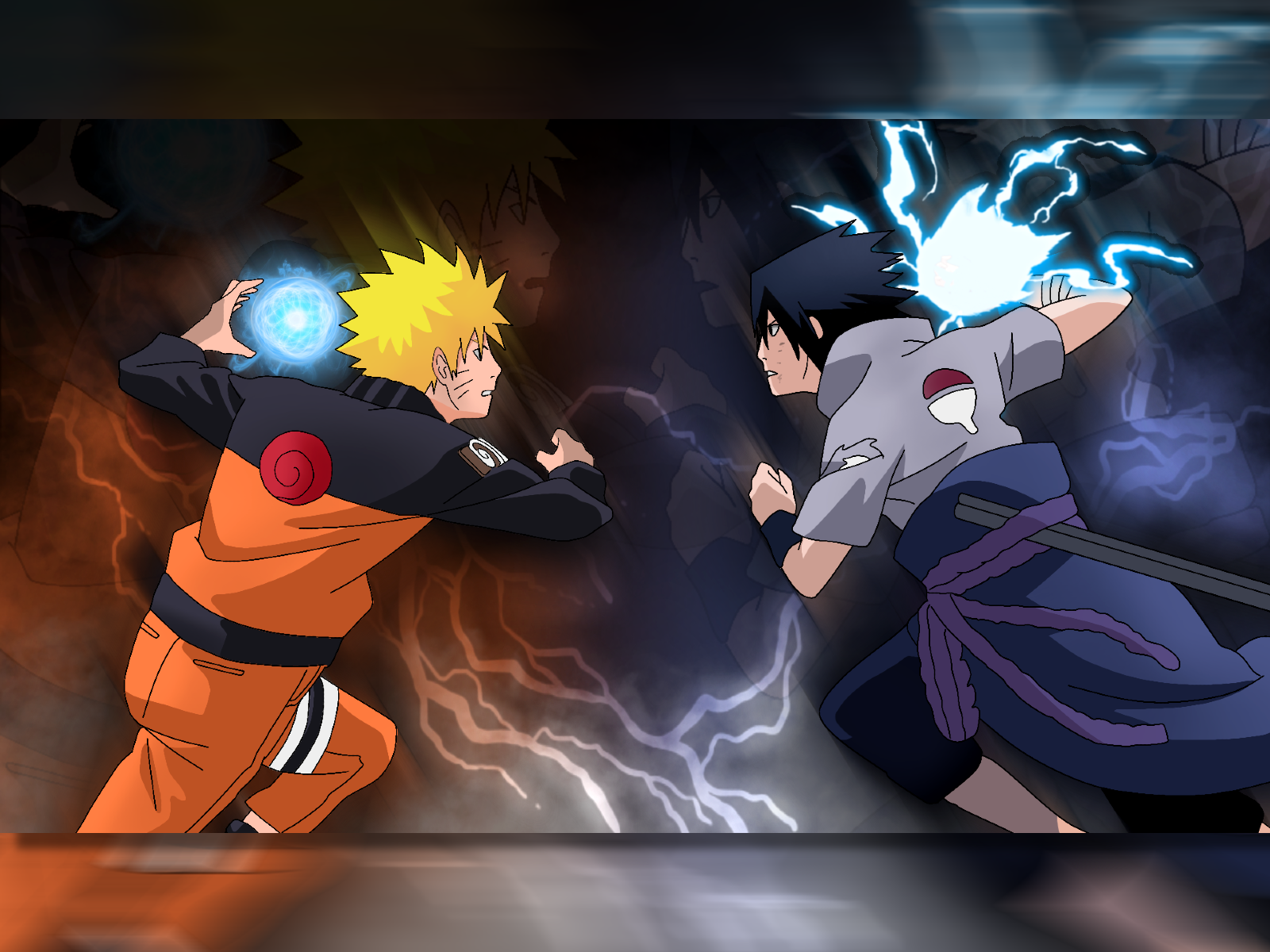 ArtStation - Naruto vs. Sasuke