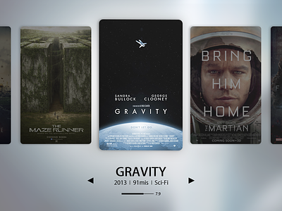 "Hey Siri, Recommended Some Sci-Fi Movies" concept hello pure redesign sci fi style tv ui uicutie widget