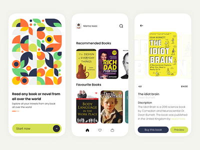 Book Store app design