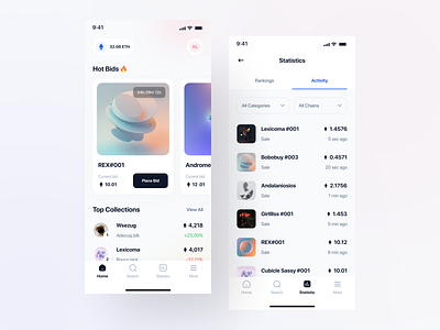 Nifty - NFT Marketplace App UI Kit