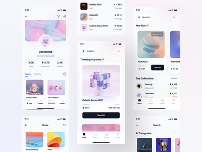 Nifty - NFT Marketplace App UI Kit