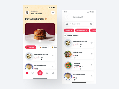 Foodline - Food Delivery App UI Kit