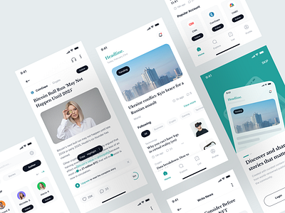 Headline - News App UI Kit