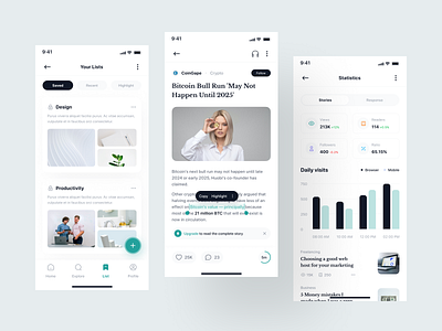 Headline - News App UI Kit