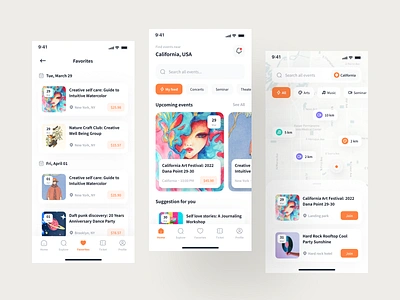 Evenline - Event Booking App UI Kit barcode book booking design event events ios mobile money party transaction ui ui design ui8 uidesign uikit uiux ux ux design venue