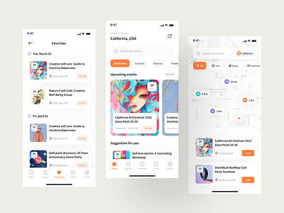 Evenline - Event Booking App UI Kit