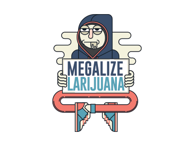 Megalize! dude hoodie legalize marijuana romania311 smoke stoned t shirt vandal club