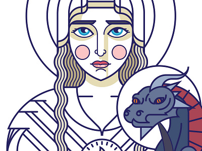 Holy Mother Of Dragons gotsaint holy holydragons maicadragonilor mother wip