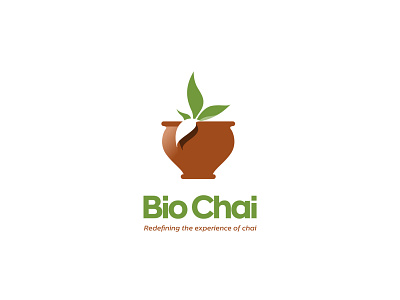 Bio Chai || Redefining the experience of Chai bio branding chai design flat icon illustration logo logo design minimal tea garden type typography ui vector