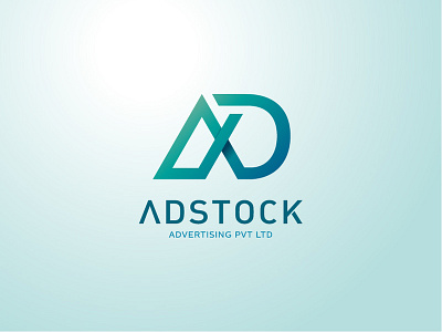 Adstock Advertising Logo alak5198 animation art brand branding character design flat icon identity illustration illustrator lettering logo minimal type typography vector web website