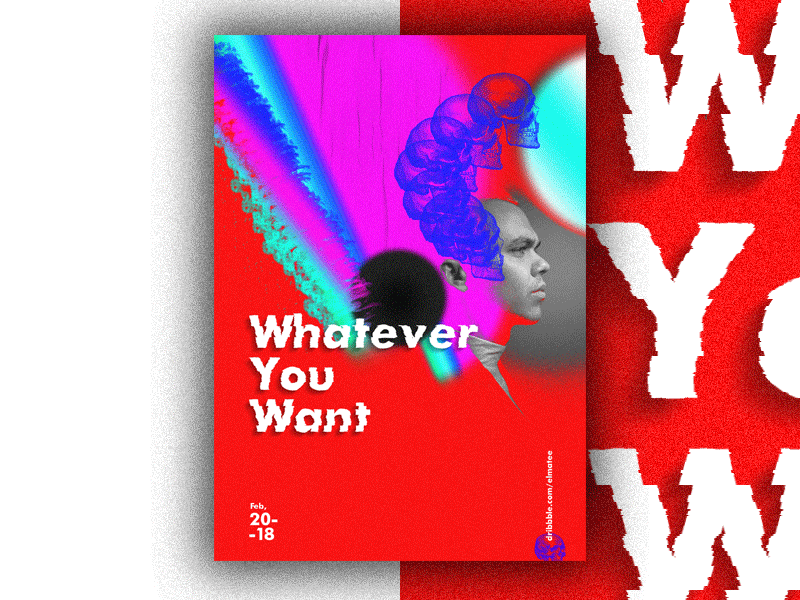 Whatever You Want animation colour design motion poster want whatever you