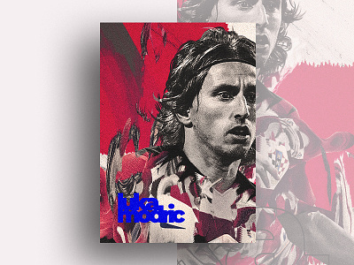 Luka Modric 2 artwork croatia design graphic illustration luka modric poster russia 2018 world cup