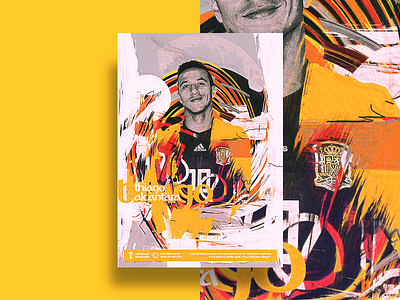 Thiago Alcantara alcantara artwork design graphic illustration poster russia 2018 spain thiago world cup