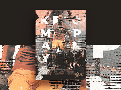 Vincent Kompany belgium city design football artwork graphic illustration kompany manchester poster vincent