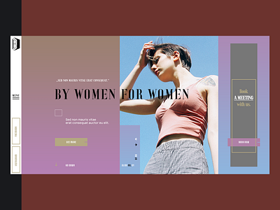 Beauty Salon (Website v3) creative design graphic layout site typography ui ux website