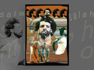 Mohamed Salah. artwork creative design football graphic illustration liverpool mohamed poster salah