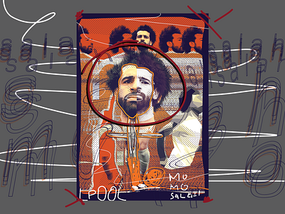 Mohamed Salah [alternative version] artwork creative design football graphic illustration poster salah