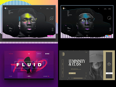 Top4Shots on @Dribbble from 2018. animation artwork creative design graphic illustration logo logotype motion poster project site typography ui ux web webdesign website