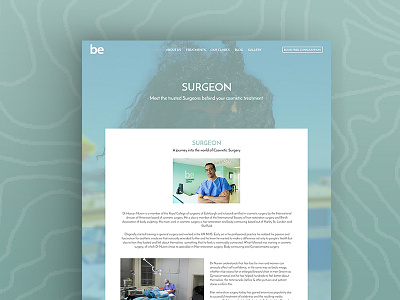 Surgeon Page Be Cosmetic adaptive bootstrap desktop view hcd responsive tab ui ux website