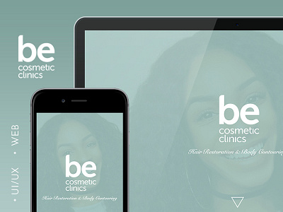 Be Cosmetic Clinics adaptive bootstrap desktop view hcd mobile view responsive tab ui ux website