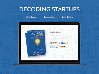 Website Design Decoding Startups baseline brand identity branding styleguide typography