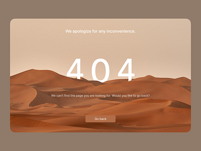 404 Page Error UI