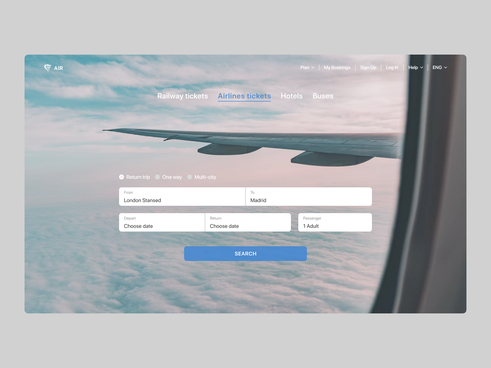 Flight Search by Daria Pavlovskaya on Dribbble