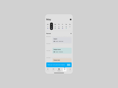 Product Tour 095 app challenge daily dailyui dailyui095 dailyuichallenge design mobile mobile app mobile ui onboarding screen overlay product tour schedule timetable ui