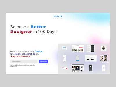 Redesign Daily UI
Landing Page